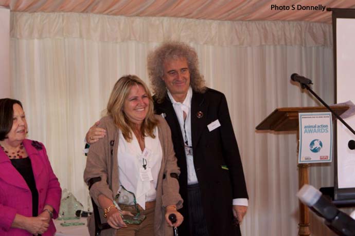 Brummer and Brian May.  IFAW Awards, London - Tuesday 18 October 2011