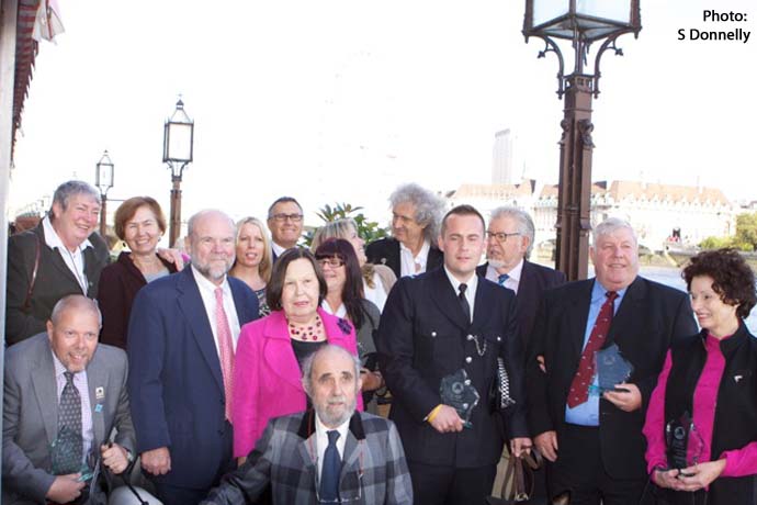 Award Winners on House of Lords Terrace