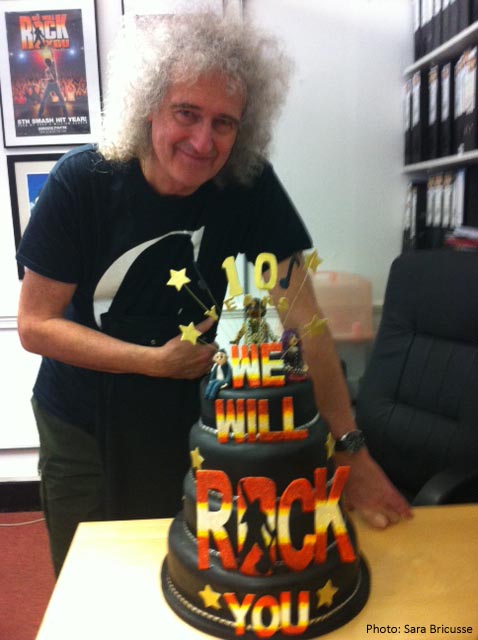 We Will Rock You Cake