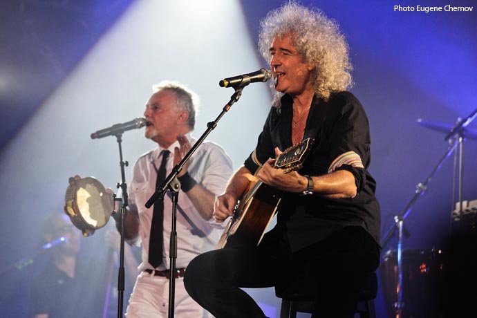 Roger Taylor and Brian May - Kiev 30 June 2012