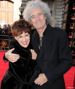 Brian May and Anita Dobson - recent red carpet