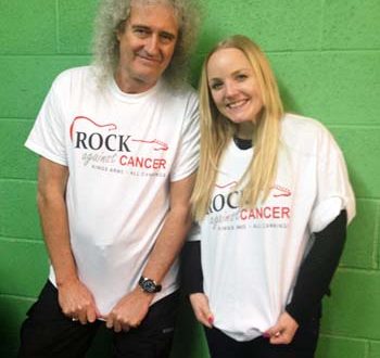 Brian May and Kerry Ellis spread the message