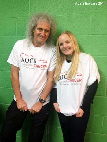 Brian May and Kerry Ellis spread the message