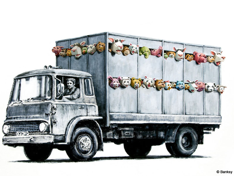 Banksy Meat Truck