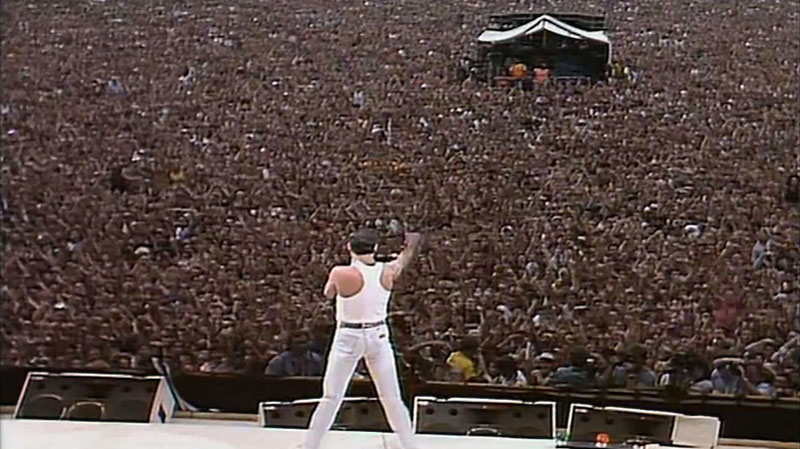 Freddie at Live Aid