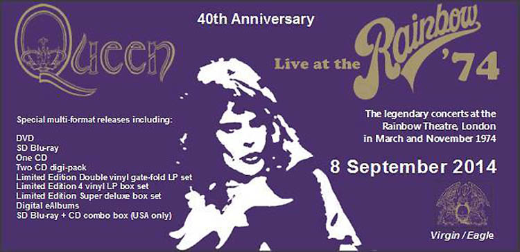 Queen Live At The Rainbos
