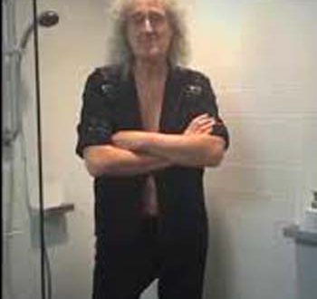 Brian May takes the Ice Bucket Challenge