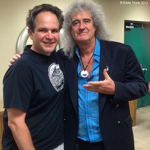 Brian May and Eddie Trunk