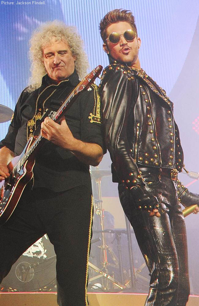 Brian and Adam - rocking out