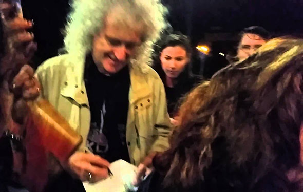 Brian meets fans, Auckland 4 Sept 2014