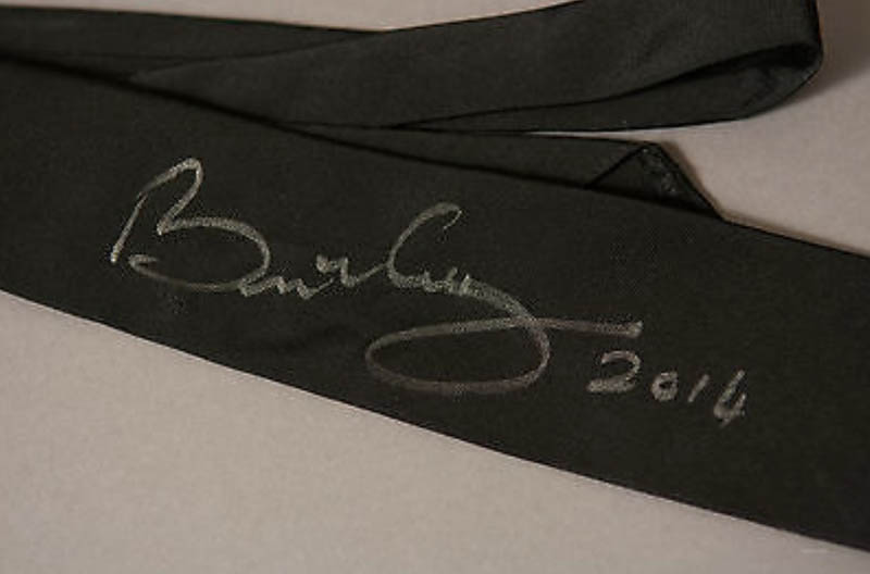 Brian May signed tie