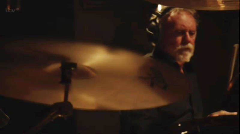 Band Aid 30 X Factor Roger Taylor on drums
