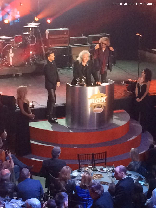 Brian Accepts Award with Adam Lambert, Sammy Hagar by D Basner