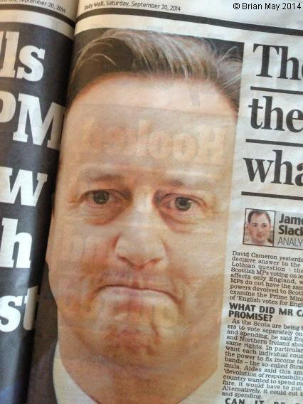 Cameron - Daily Mail 20 09 2014