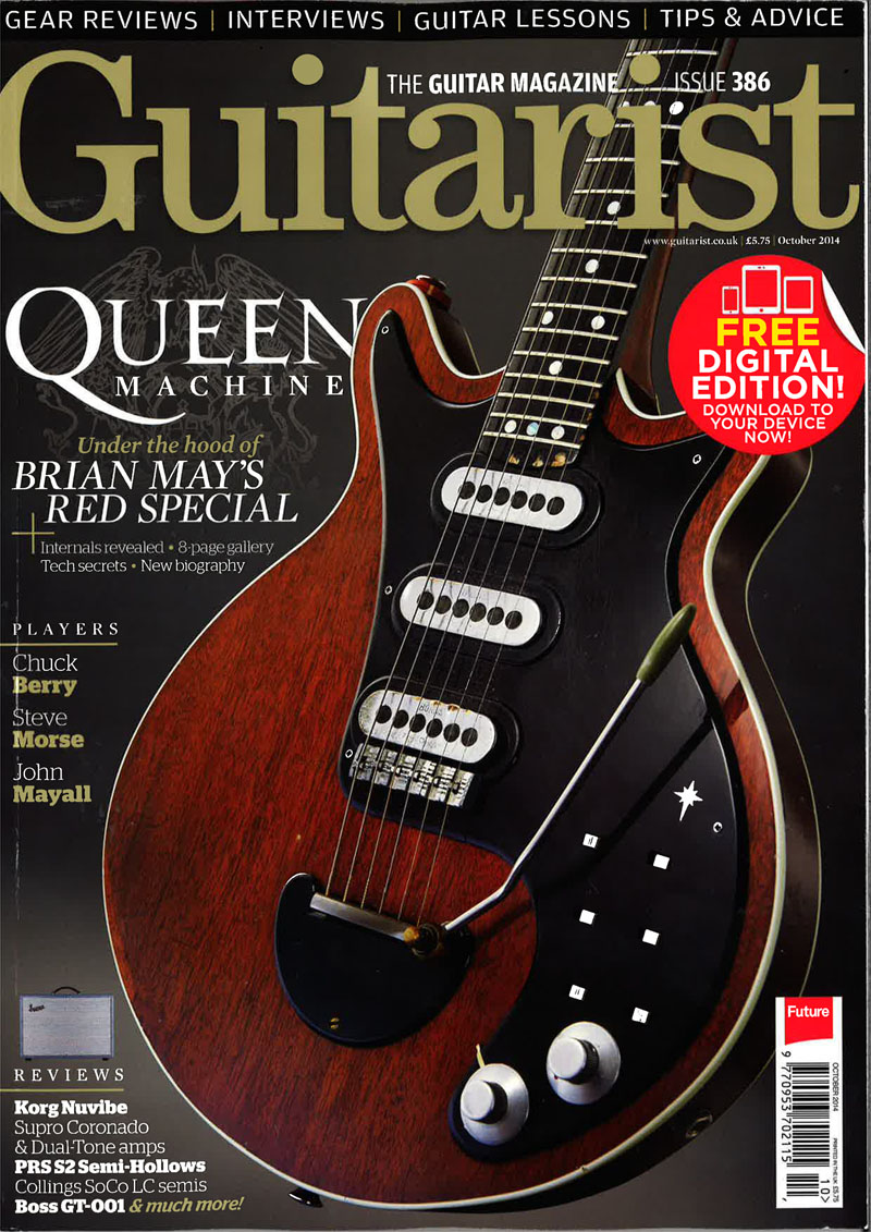 Guitarist magazine 170914 front cover