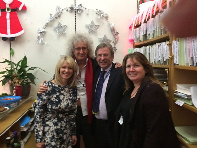 Bri at Portcullis House for Christmas Lights switchon