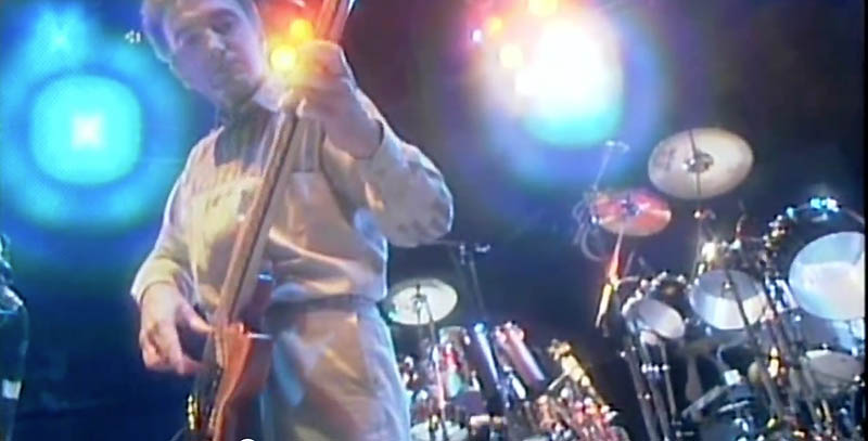 John Deacon playing for Joe Cocker