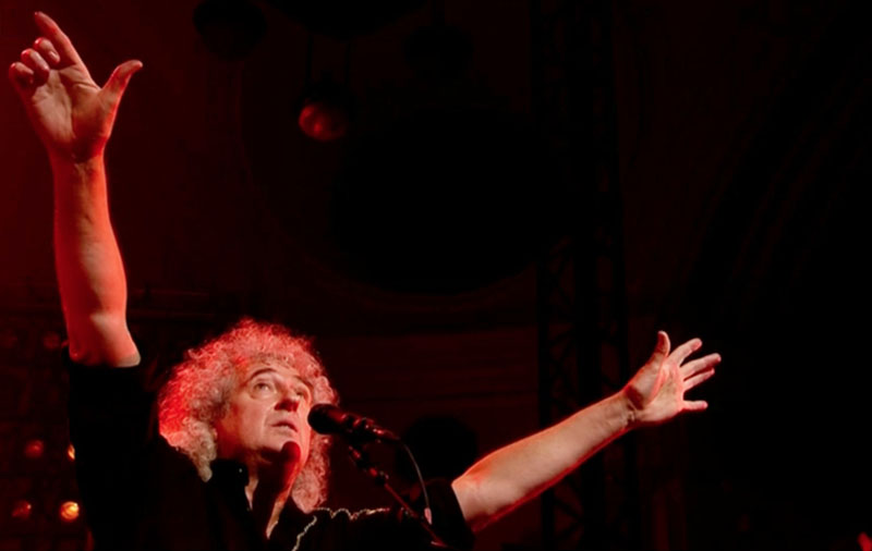 Brian with outstretched arms