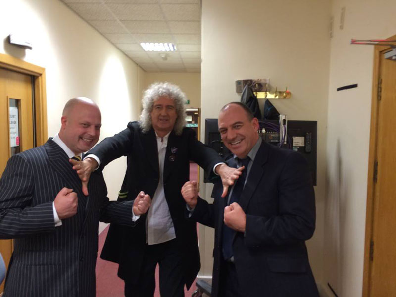 Peter Reeve, Brian May, Andrew Cooper