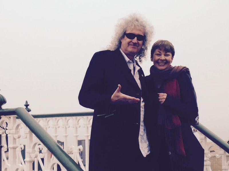 Brian May and Caroline Lucas - Brighton 