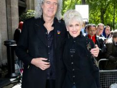 Brian May with Anita Dobson