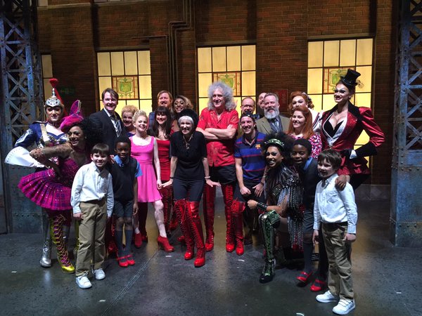 Brian, Anita and Kinky Boots cast