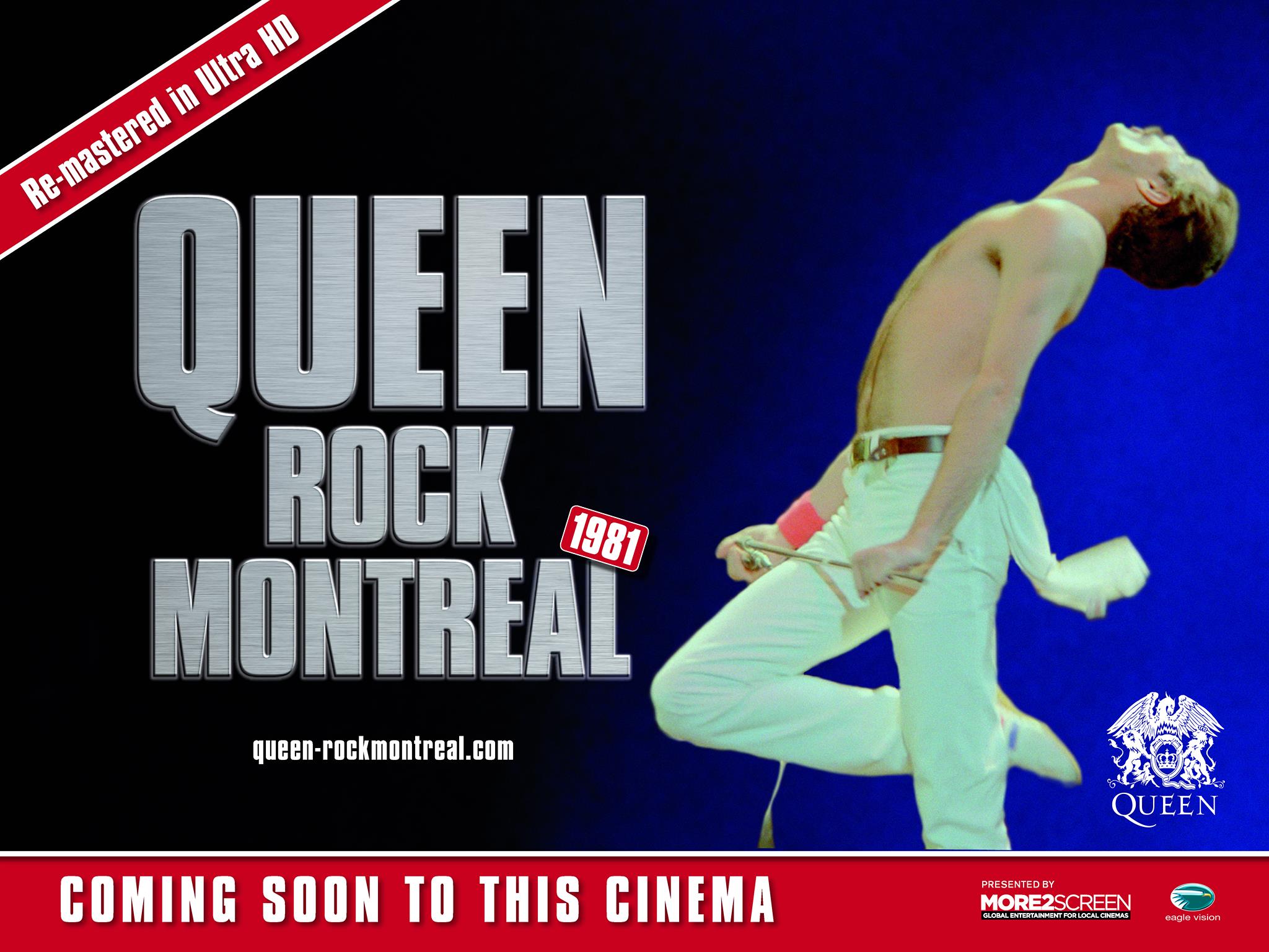 Queen Rock Montreal cinema banner