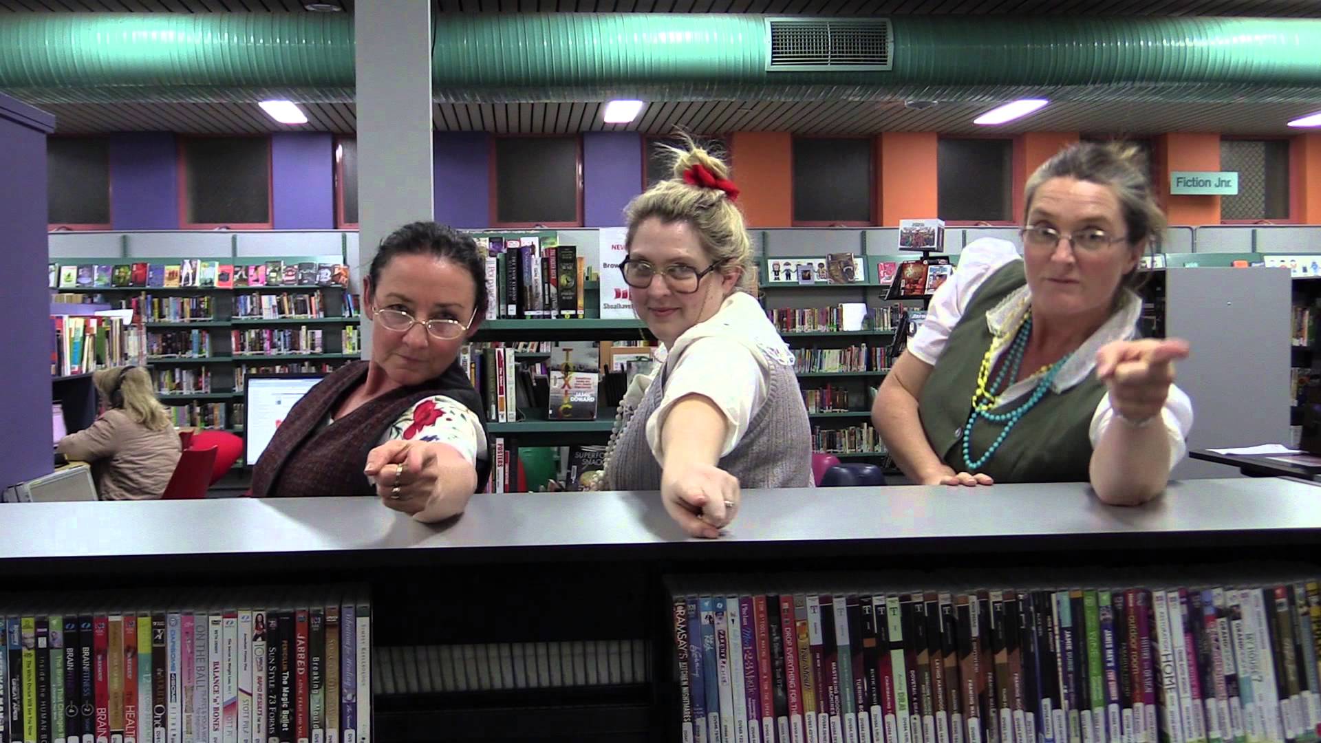 Librarians rock out