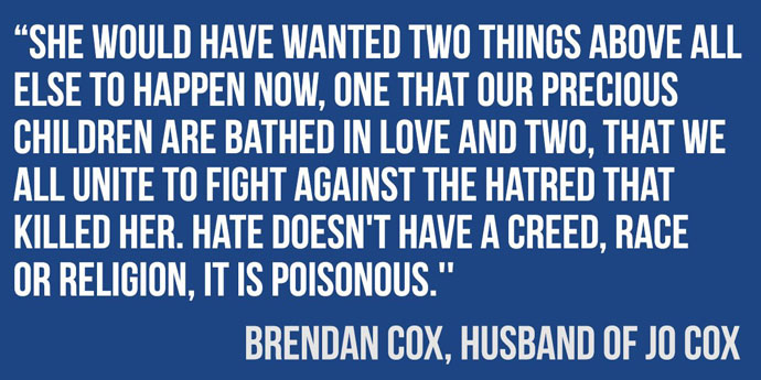 Brendan Cox statement