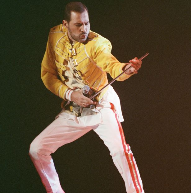 Freddie on stage