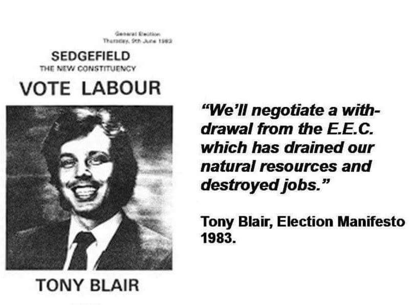 Tony Blair - Sedgefield press clip