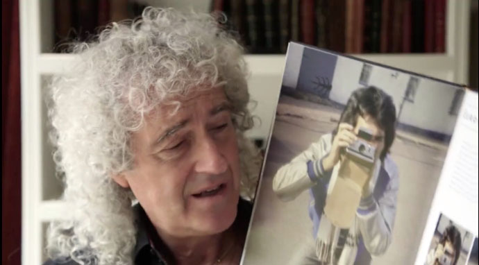 Brian shows Freddie in Queen in 3-D