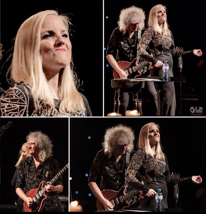 Bri and Kerry on tour in 2016