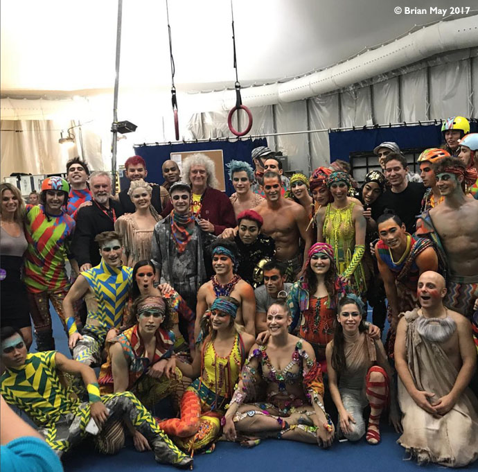 Cirque du Soleil backstage
