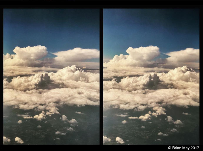 Clouds on Dallas flight