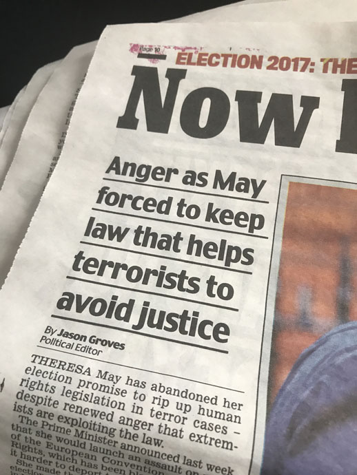 Daily Mail - Forced to keep law