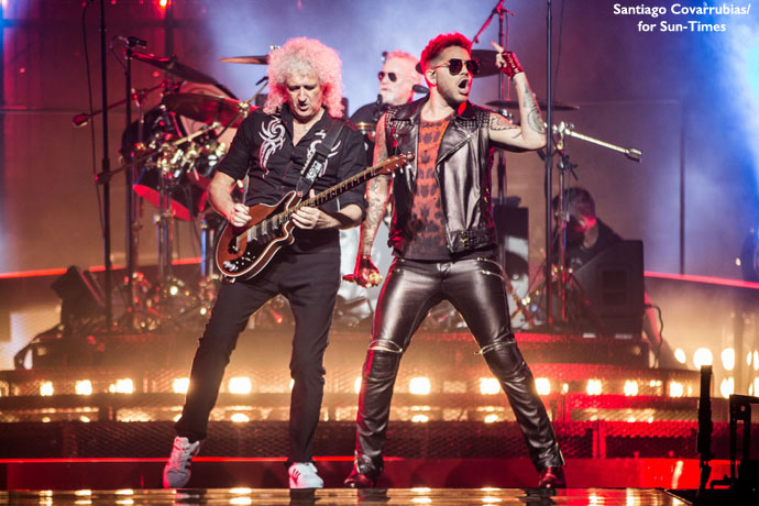Brian, Roger and Adam, United Center, 13 July 2013