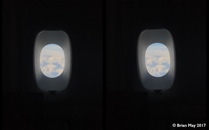 BA A380 window view