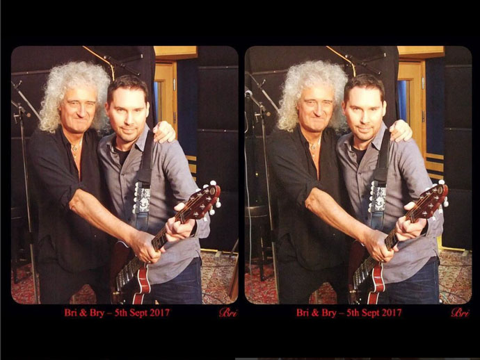 Bri and Bryan Singer with Red Special - stereo