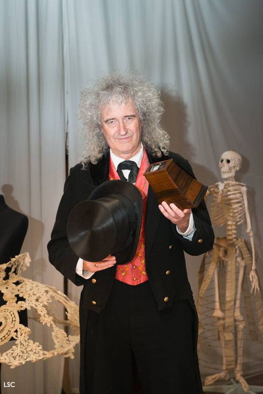 Brian May in Victorian attire
