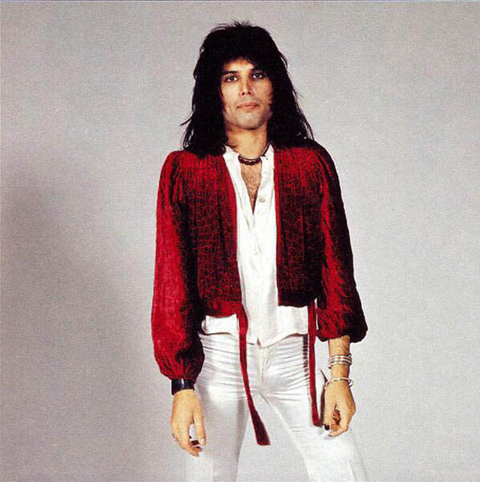 Freddie in red leather jacket