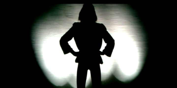 Little silhouetto of a man