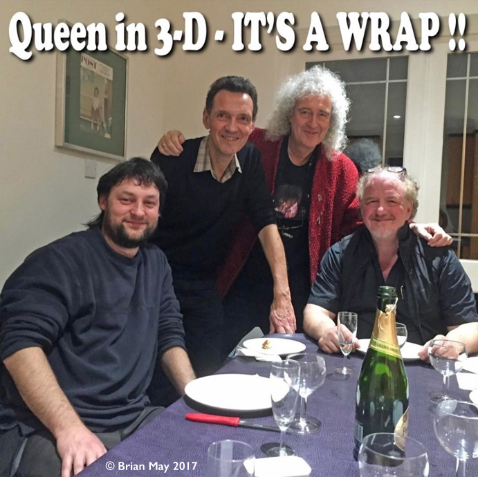 Queen In 3-D - it's a wrap