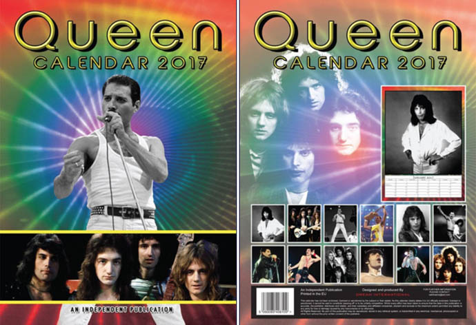 Queen Calendar 2017 by Dream