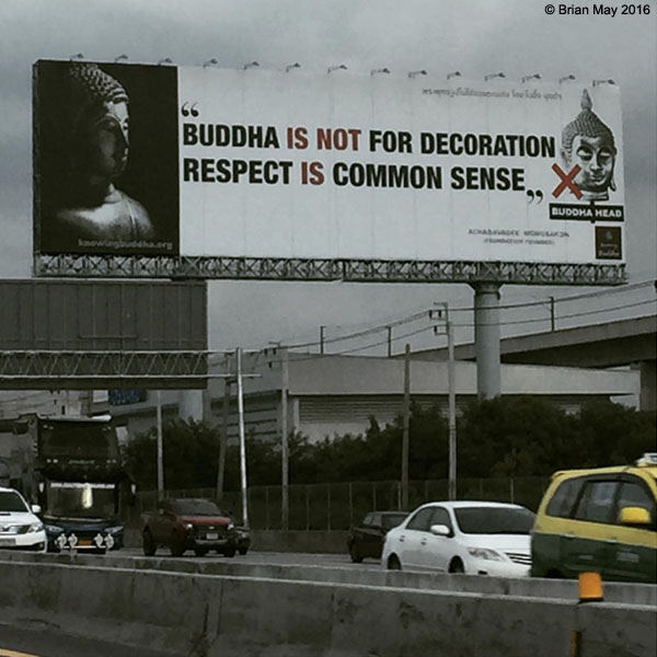 Respect Buddah banner
