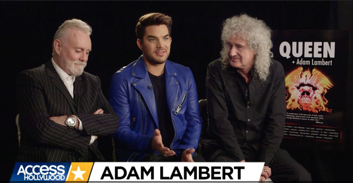 Roger, Adam and Brian - Access Hollywood interview