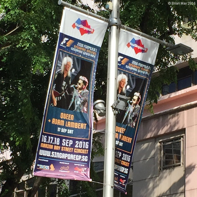Singapore street banners