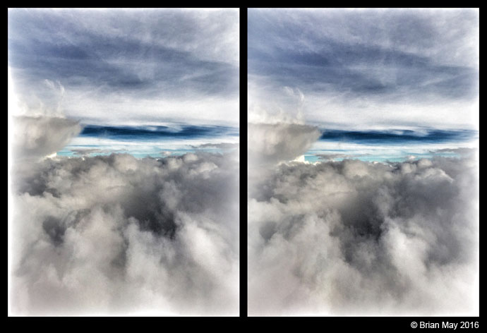 Approaching Tokyo between cloud layers