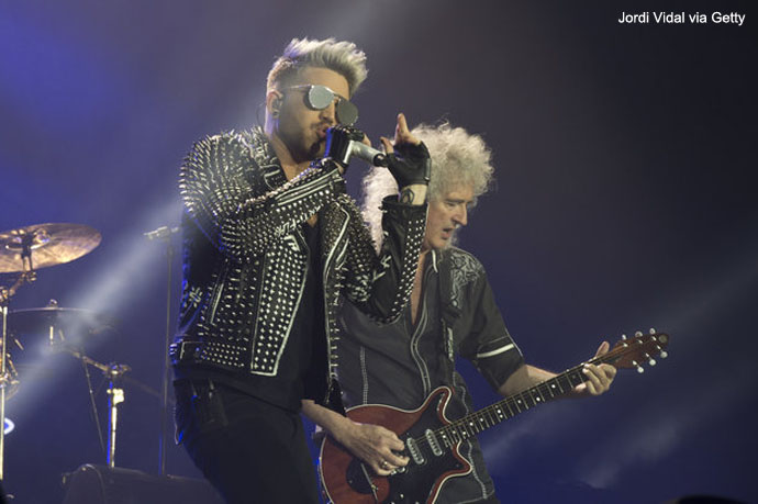 Adam and Brian on stage