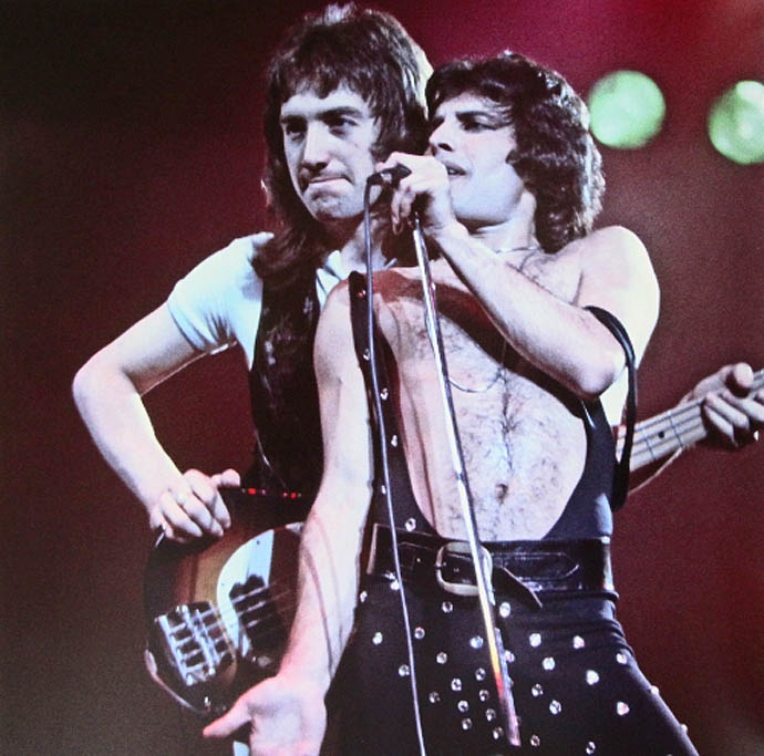 Freddie and John Deacon